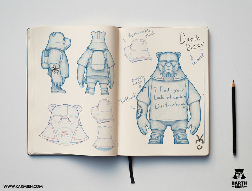 ゲームキャラクター KARMIEH TOY DESIGN Darth Bear Darth Bear – KARMIEH Toy Design