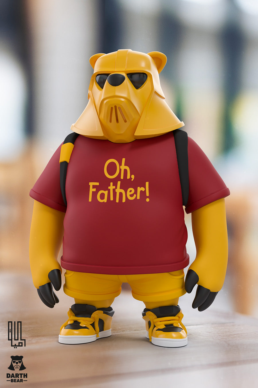 ゲームキャラクター KARMIEH TOY DESIGN Darth Bear Darth Bear: Oh Father Edition – KARMIEH Toy Design