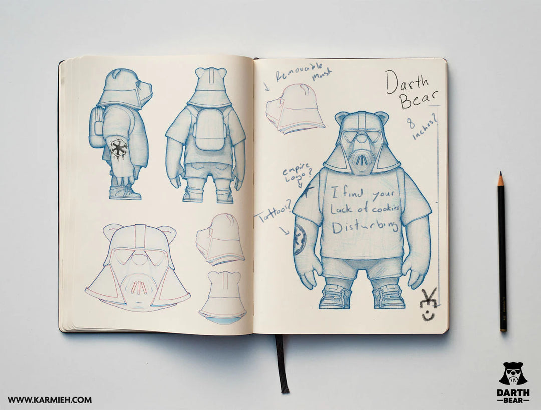 Darth Bear: Oh Father Edition – KARMIEH Toy Design
