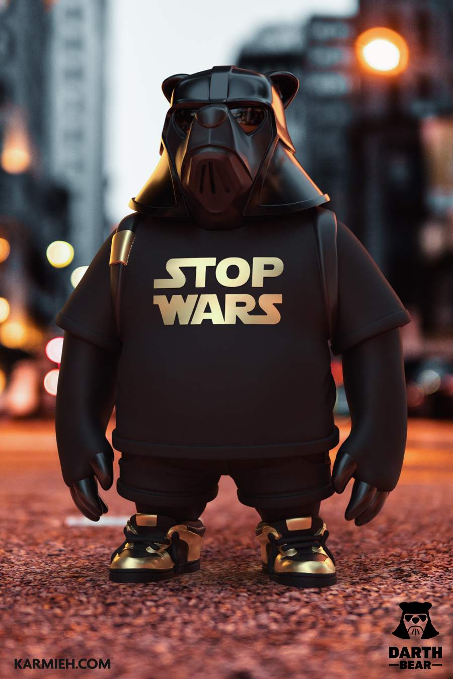 ゲームキャラクター KARMIEH TOY DESIGN Darth Bear Darth Bear – KARMIEH Toy Design